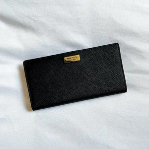Kate Spade Staci Large Slim Bifold Wallet (Black)